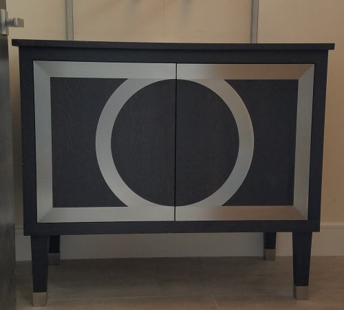 Table with Stainless Steel Accents